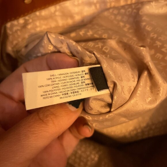 Kate Spade New York Oak Island Stripe Magazine Tote Pink Tan - Picture 11 of 11